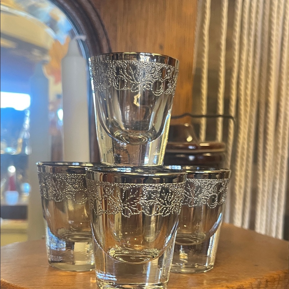 Mid Century Shot Glasses